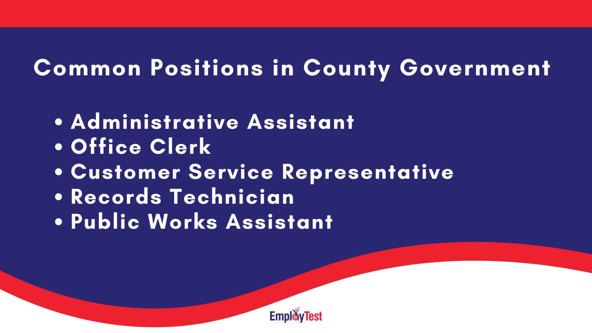 County Government Common Job Positions County Government Common Job Positions