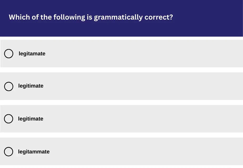 Office Grammar And Spelling Test