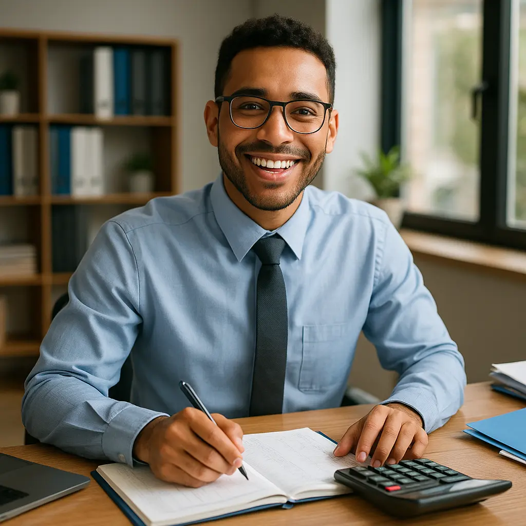 Staff Accountant Doing Cost Accounting Tasks Staff Accountant Doing Cost Accounting Tasks